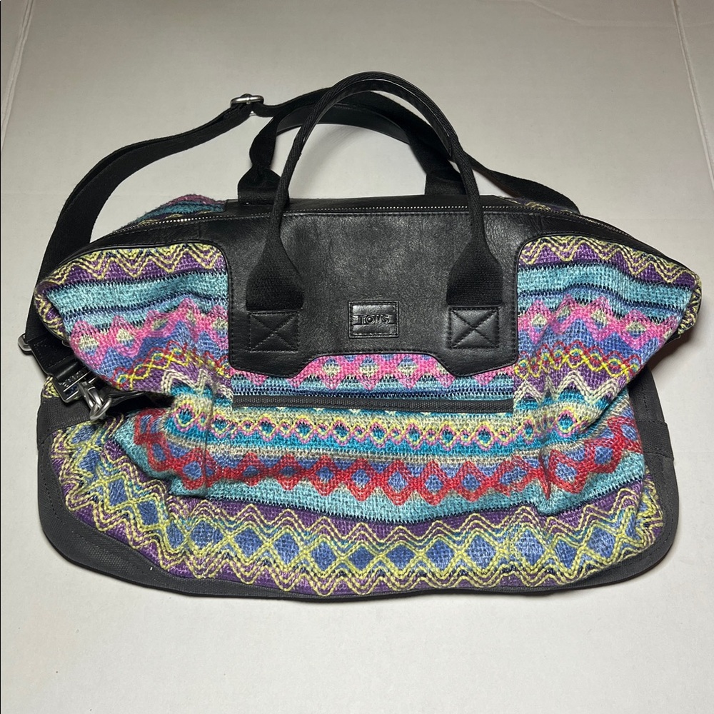 Toms Multicolor Patterned Satchel Bag
